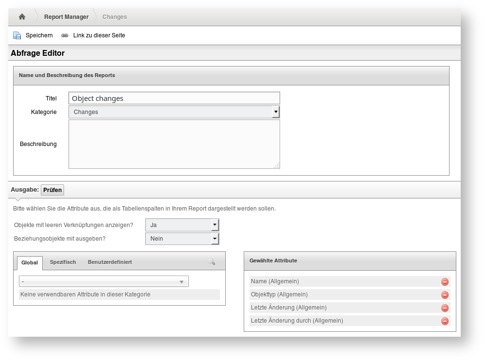 Abfrage Editor
