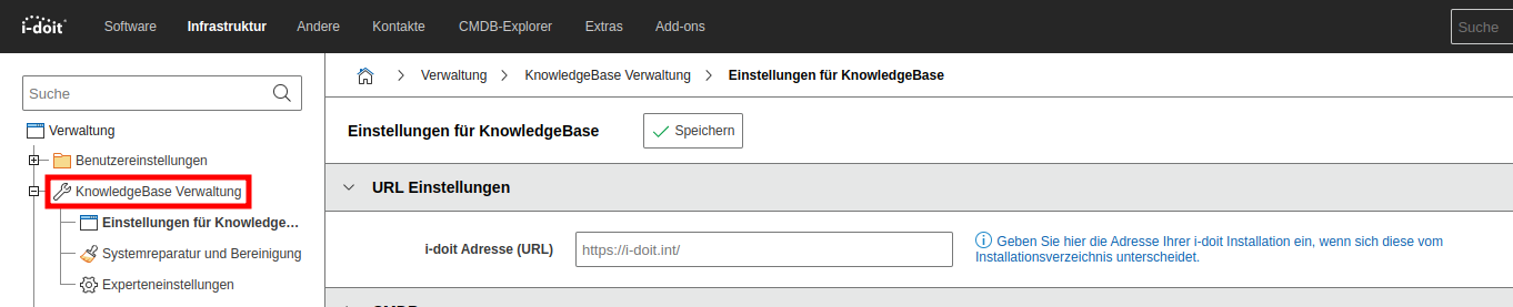 Mandanten-name Verwaltung öffnen