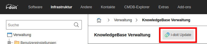 Update Button anklicken