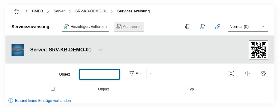 Service Assignment