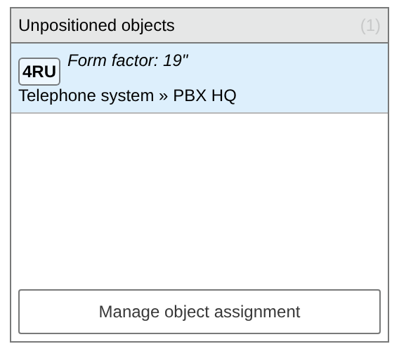 Editing assigned objects
