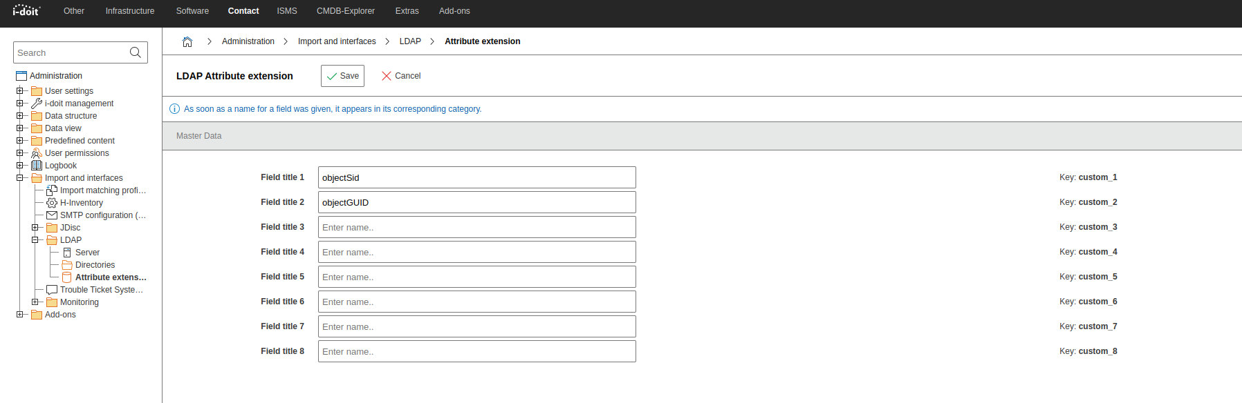 ldap.ini configuration