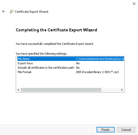 Finish it export assistant