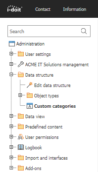 Configuration of the Category