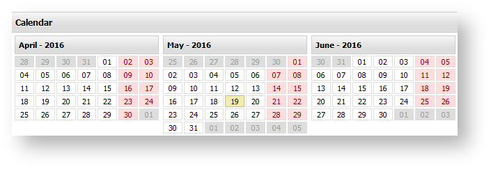 Calendar