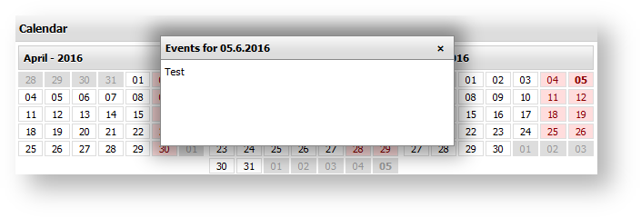 Calendar