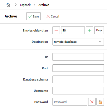 Archiving and Restoring Older Entries