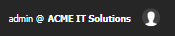 User Info/Language and Administration