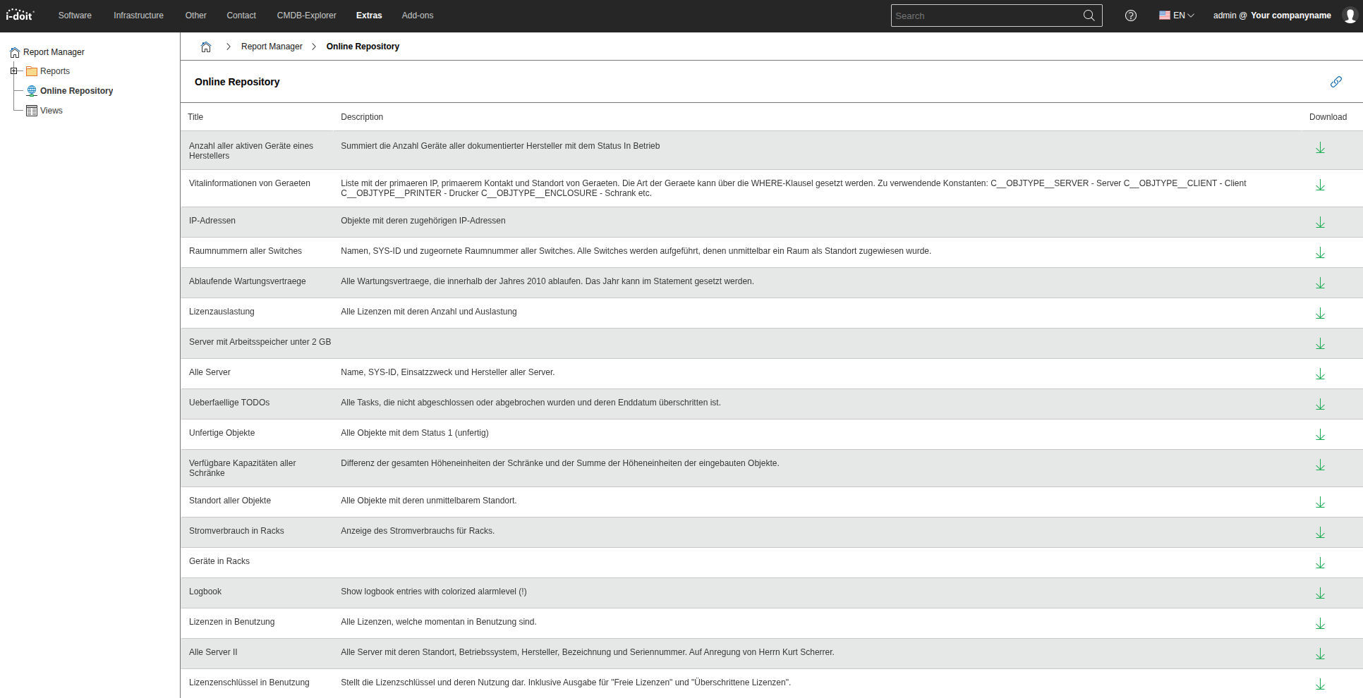 Online repository