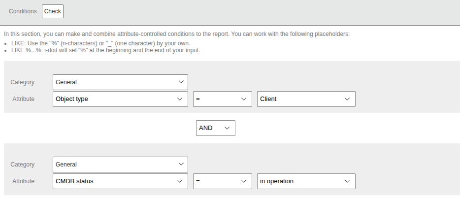 Conditions