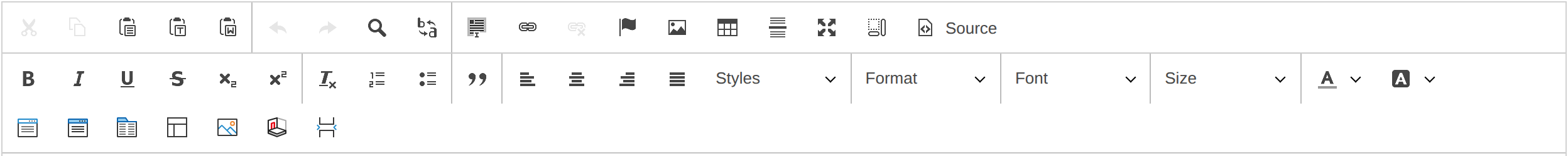 WYSIWYG Editor