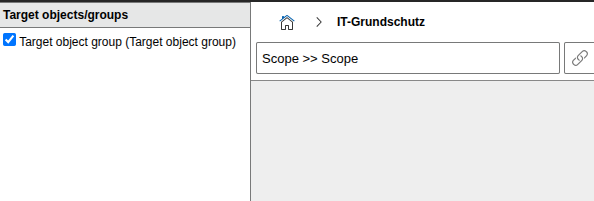 Target-object-groups