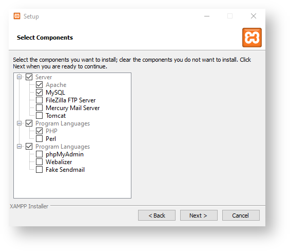 Select components