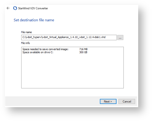 Select vhd