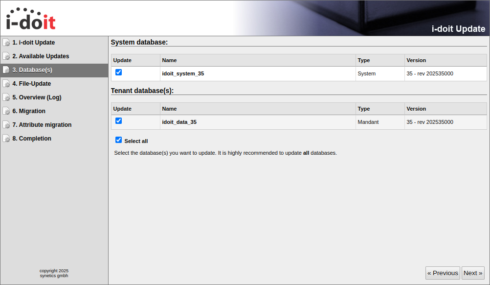 Databases
