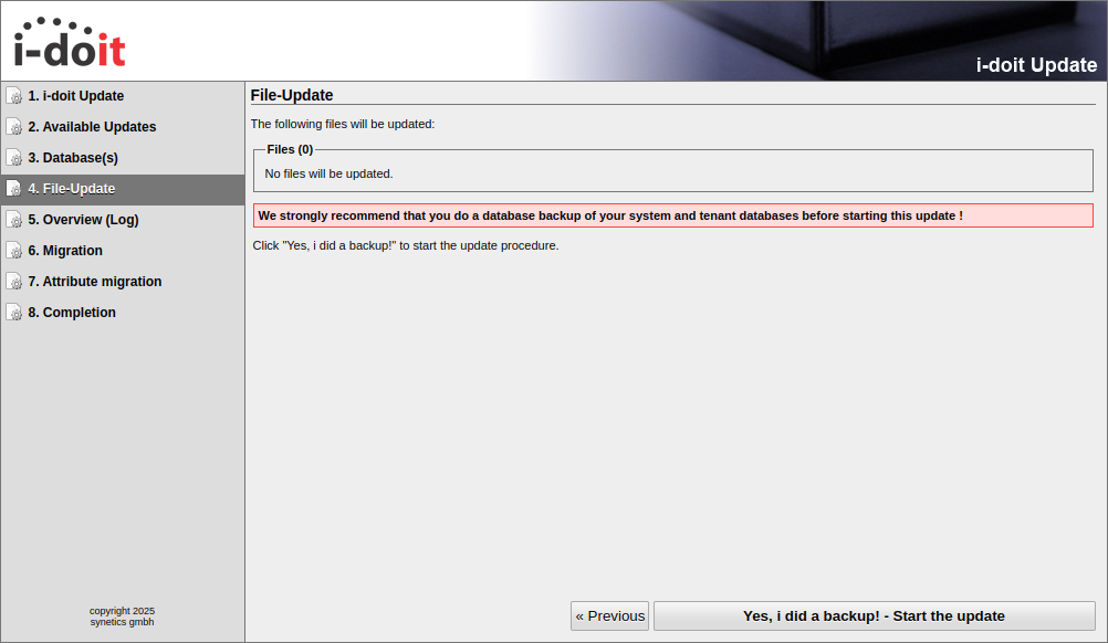 File update
