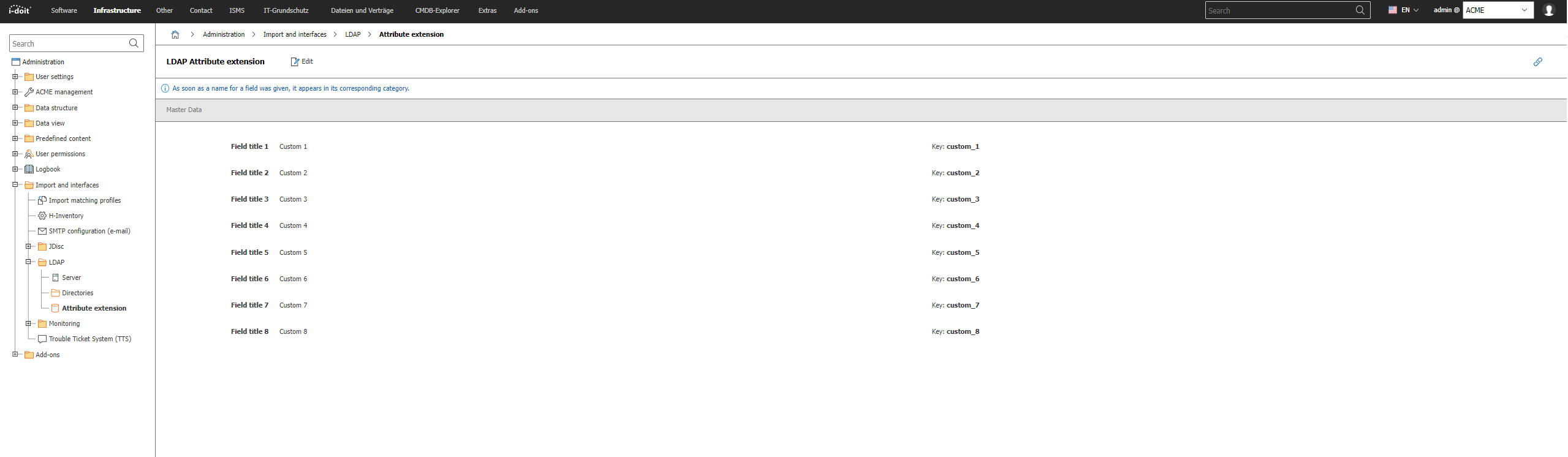 ldap attribute extension