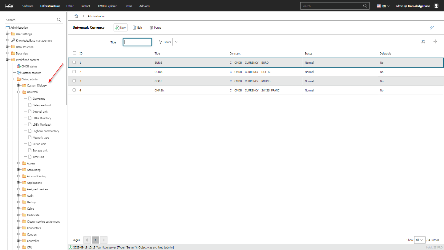 Dialog-Admin