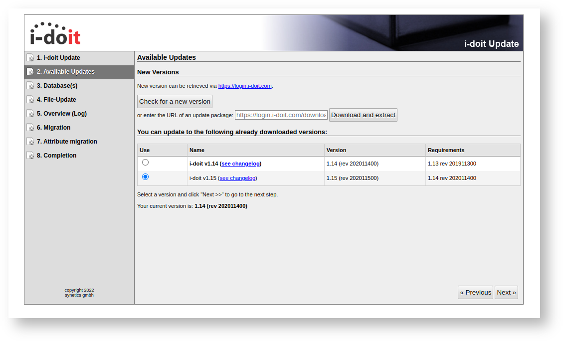 Updating 1.14 to 1.15