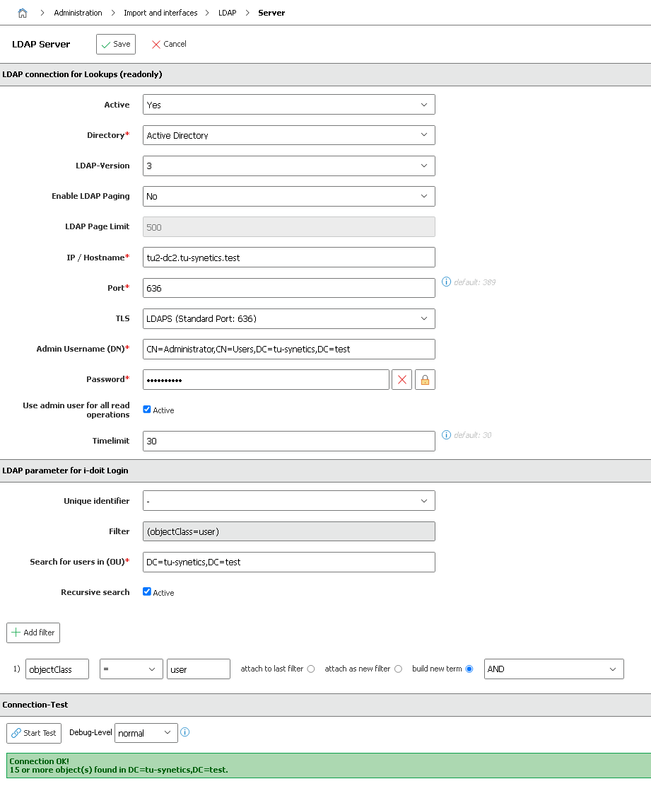 i-doit Configuration